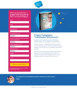 landing page plataforma educacional Como uma plataforma educacional aumentou em 250% sua conversão em vendas estruturando o marketing digital