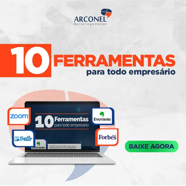 Lista gratuita com 10 ferramentas essenciais para empresários – Arconel