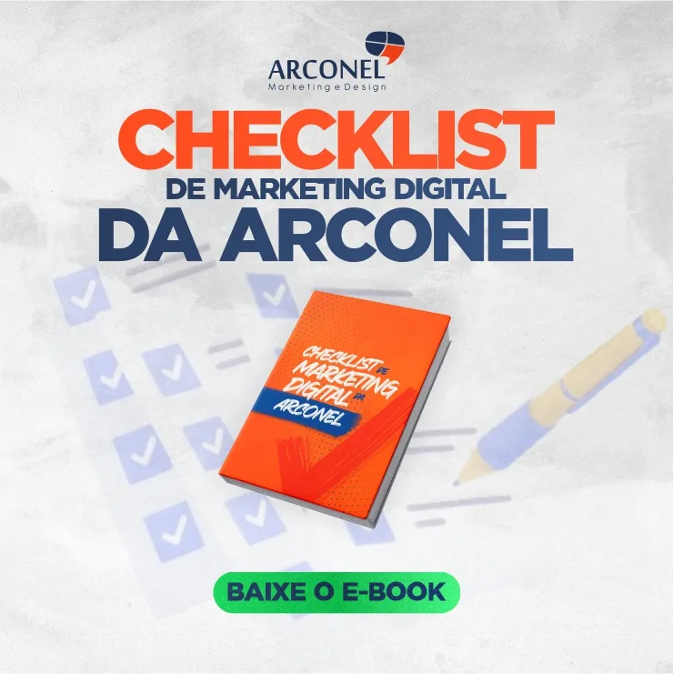 Checklist de Marketing Digital gratuito da Arconel para pequenos negócios